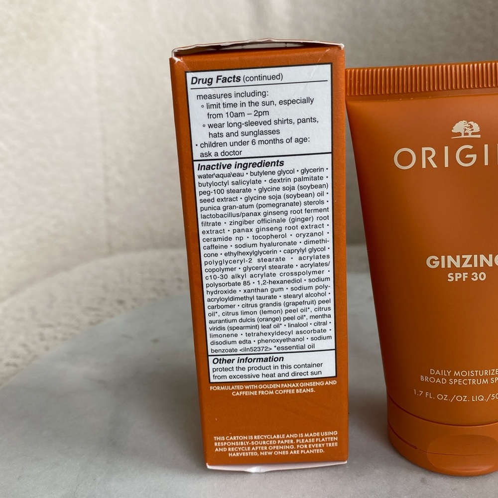 NEW Origins GinZing SPF 30 Daily Moisturizer Face Sunscreen - Picture 5 of 9